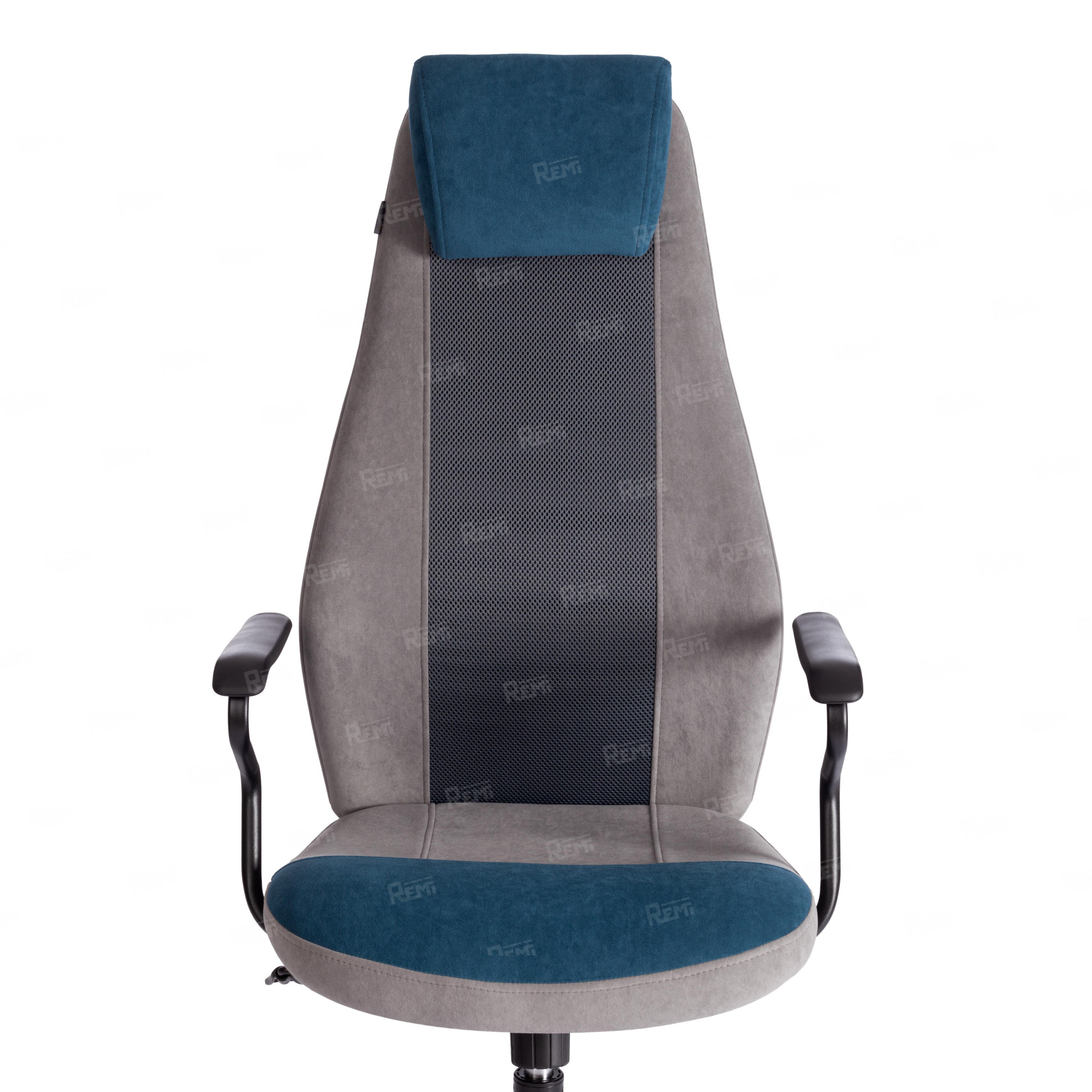 Кресло AVIATOR Синий/Серый, Флок (арт. 21645)