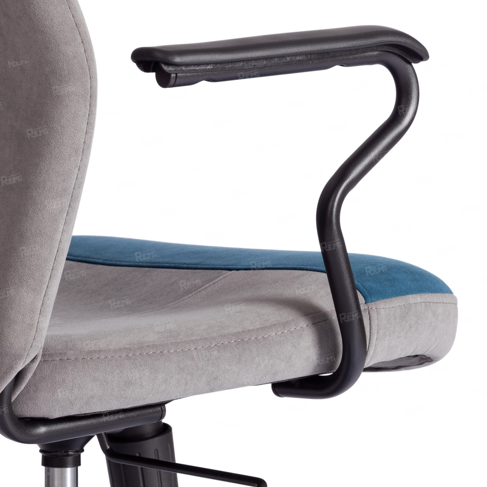 Кресло AVIATOR Синий/Серый, Флок (арт. 21645)