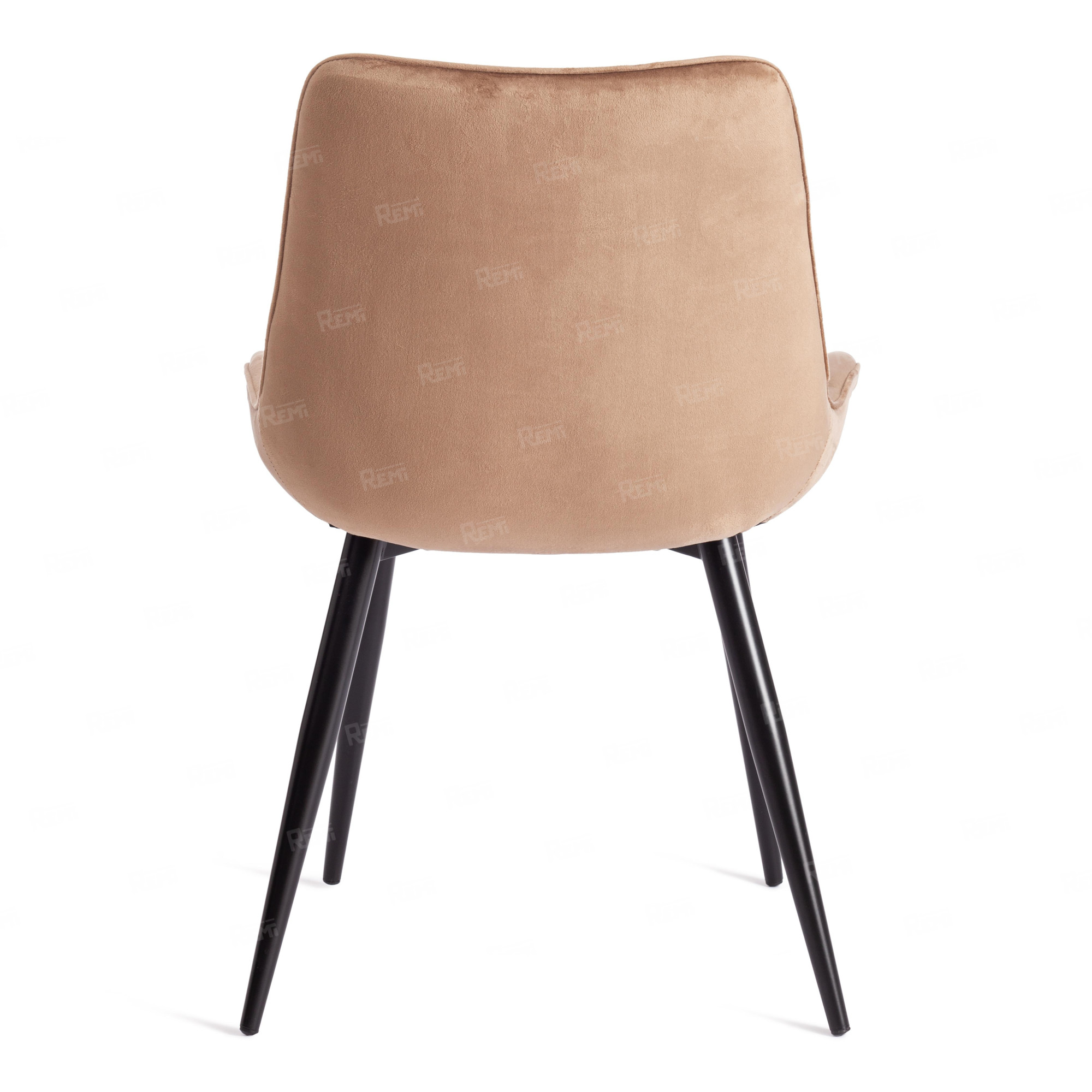 Стул ABRUZZO ( mod. 8060 ) Коричневый/Коричневый, Велюр (арт. 19601)