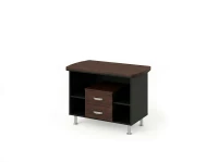 BRL RB074-100x60 Тумба сервисная на цокольных опорах 1000х600х760 Венге/Черный