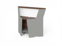 BRL RB080-99х99 Модуль угловой, высокий 994х994х1175 Орех Вармия/Серый вулканический