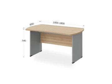 Стол симметричный 1200х850х740 RB003-120х85 Акация/Серый