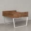 Бенч-система, 2 рабочих места, 5 ЛДСП экранов 1200x1200x750 RM172-4-12x12 Дуб Юстус/Белый