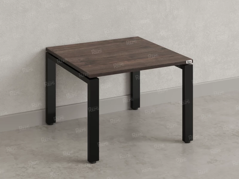 Журнальный стол с полкой 1200x800x550 RM183-12x8 Дуб Апрельский шоколад/Черный