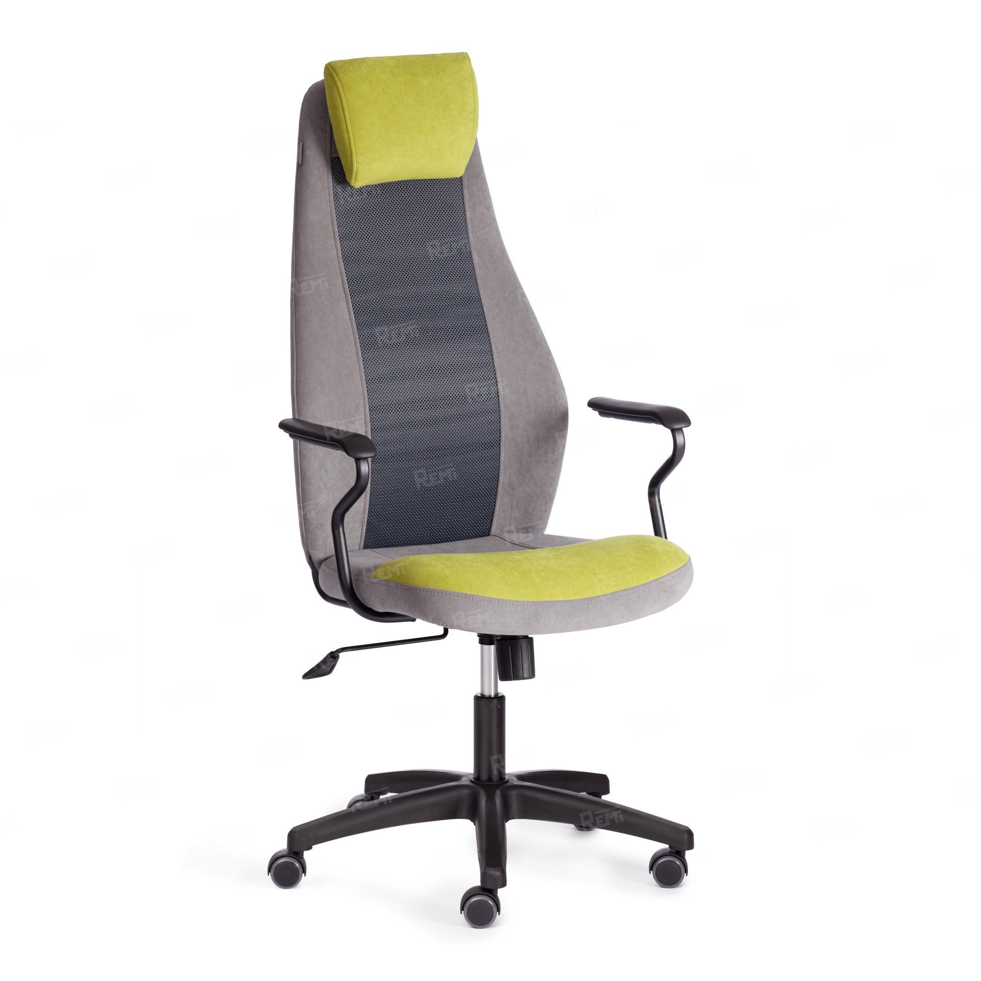 Кресло AVIATOR Олива/Серый, Флок (арт. 21646)