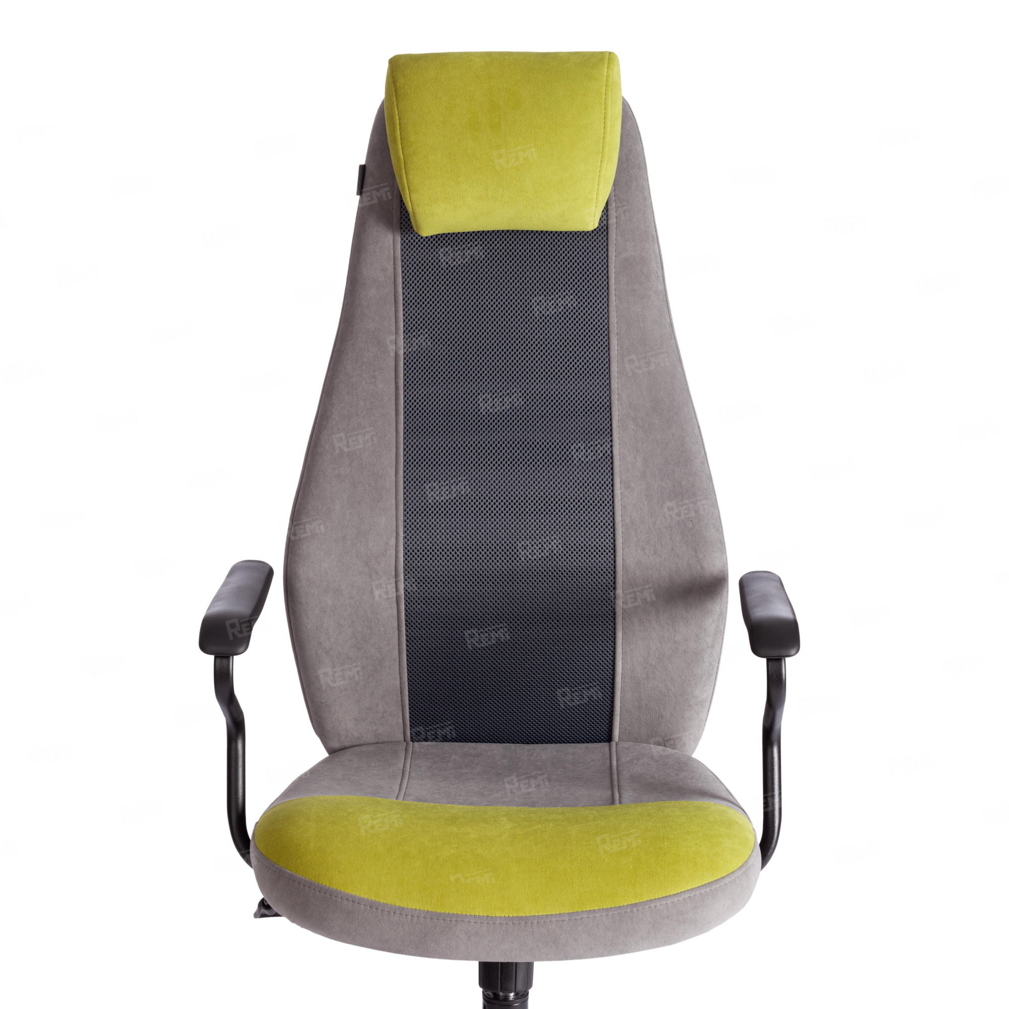 Кресло AVIATOR Олива/Серый, Флок (арт. 21646)