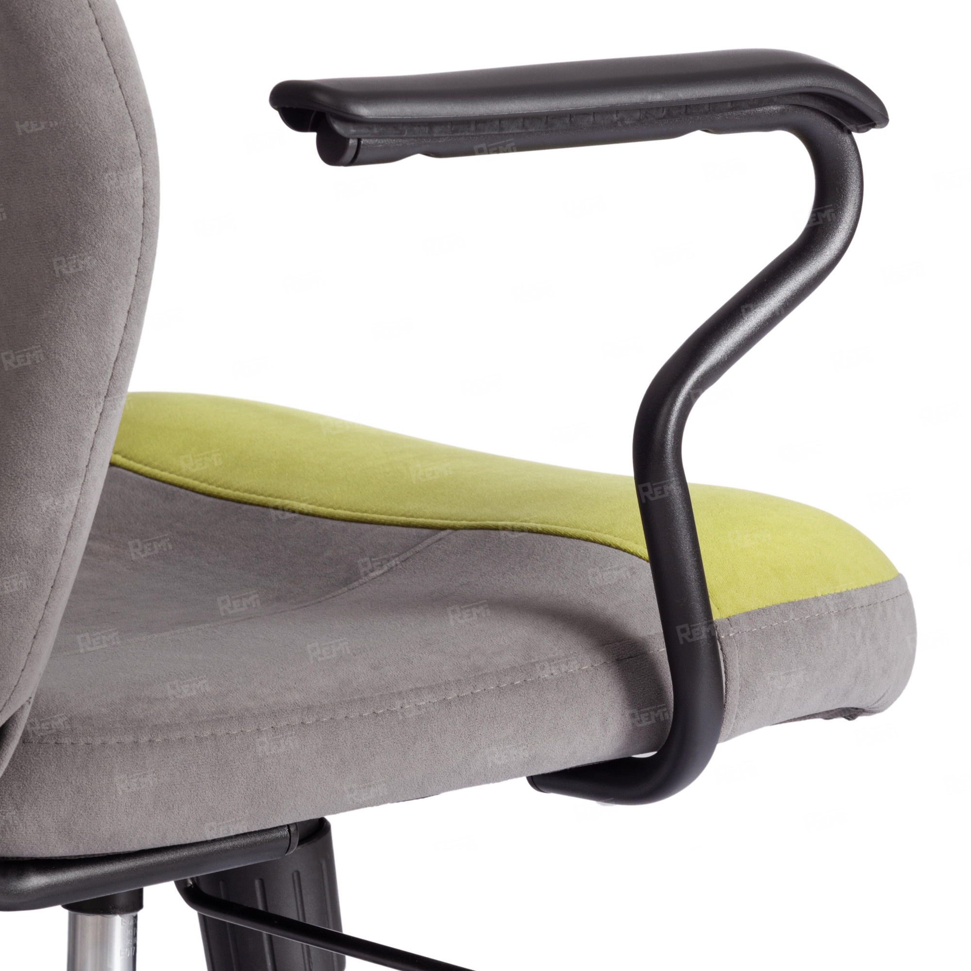 Кресло AVIATOR Олива/Серый, Флок (арт. 21646)