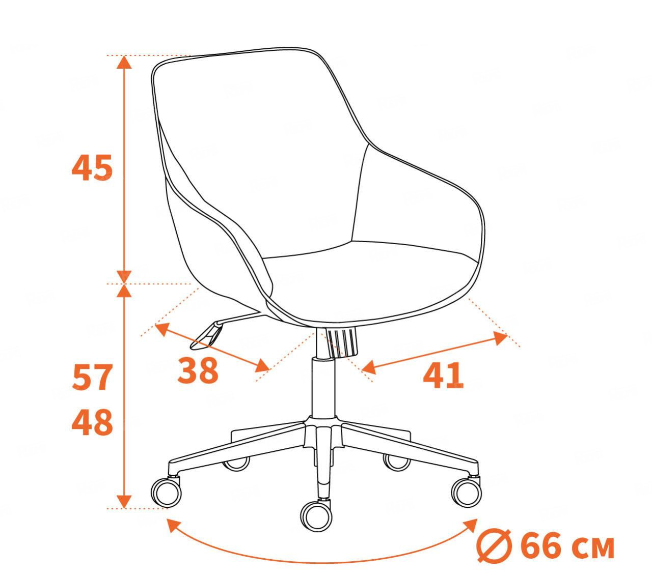 Кресло DUBLIN хром Молочный/Молочный, Вельвет (арт. 24324)
