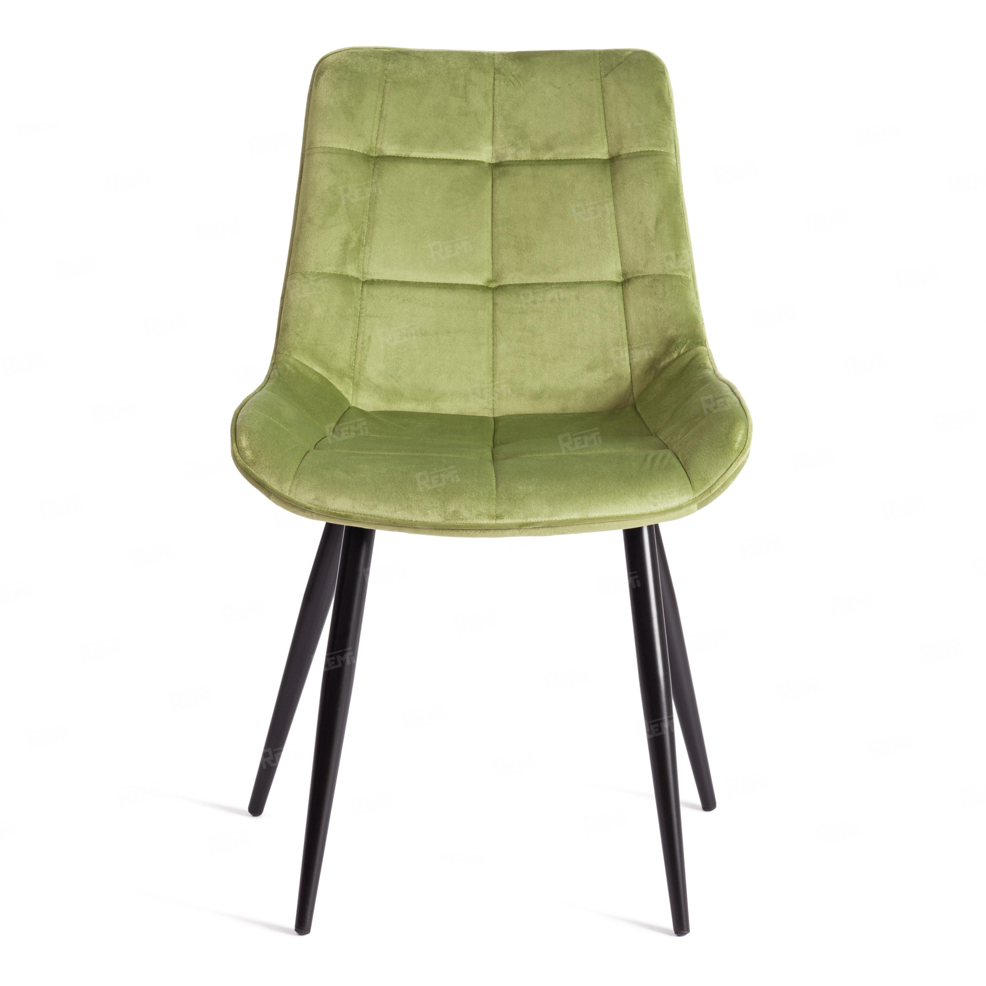 Стул ABRUZZO ( mod. 8060 ) Зеленый/Зеленый, Велюр (арт. 19599)