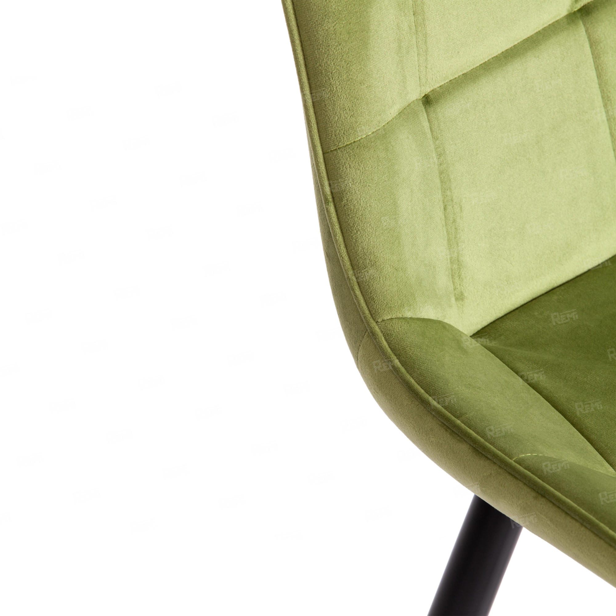 Стул ABRUZZO ( mod. 8060 ) Зеленый/Зеленый, Велюр (арт. 19599)