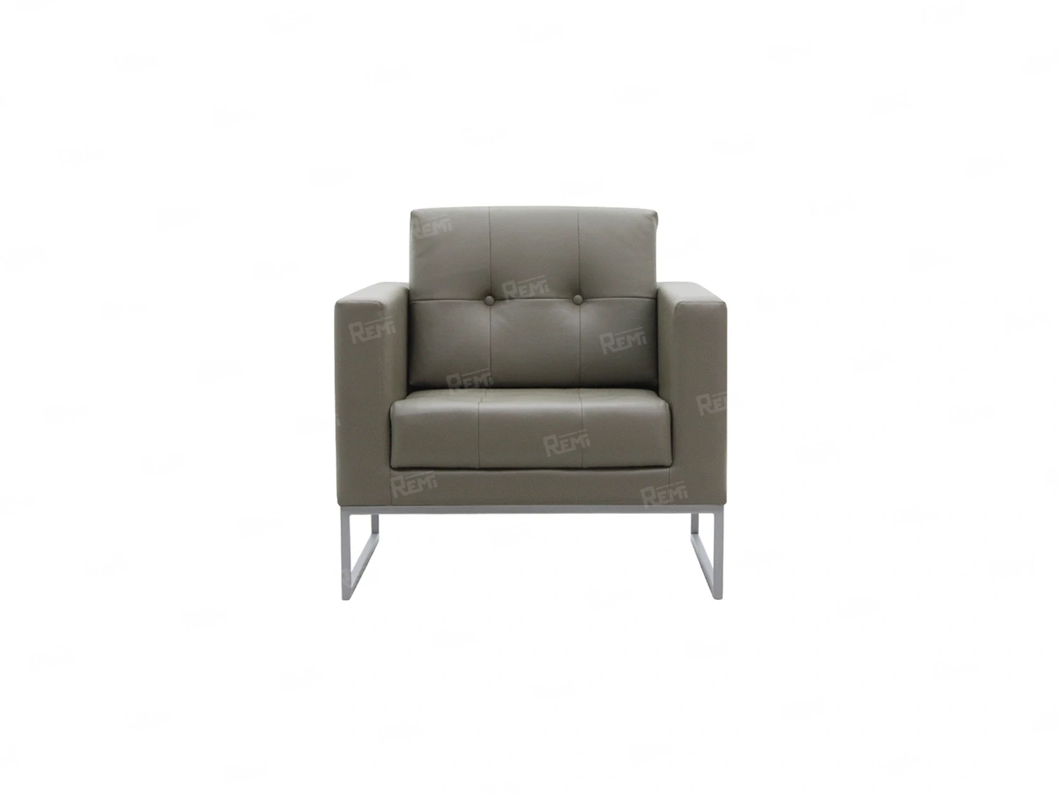 Кресло Пан на 1 место цвет Серый