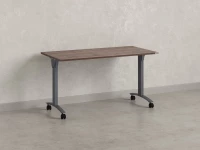Стол складной, мобильный 1200x600x750 RM011-12x6 Дуб Апрельский шоколад/Серый