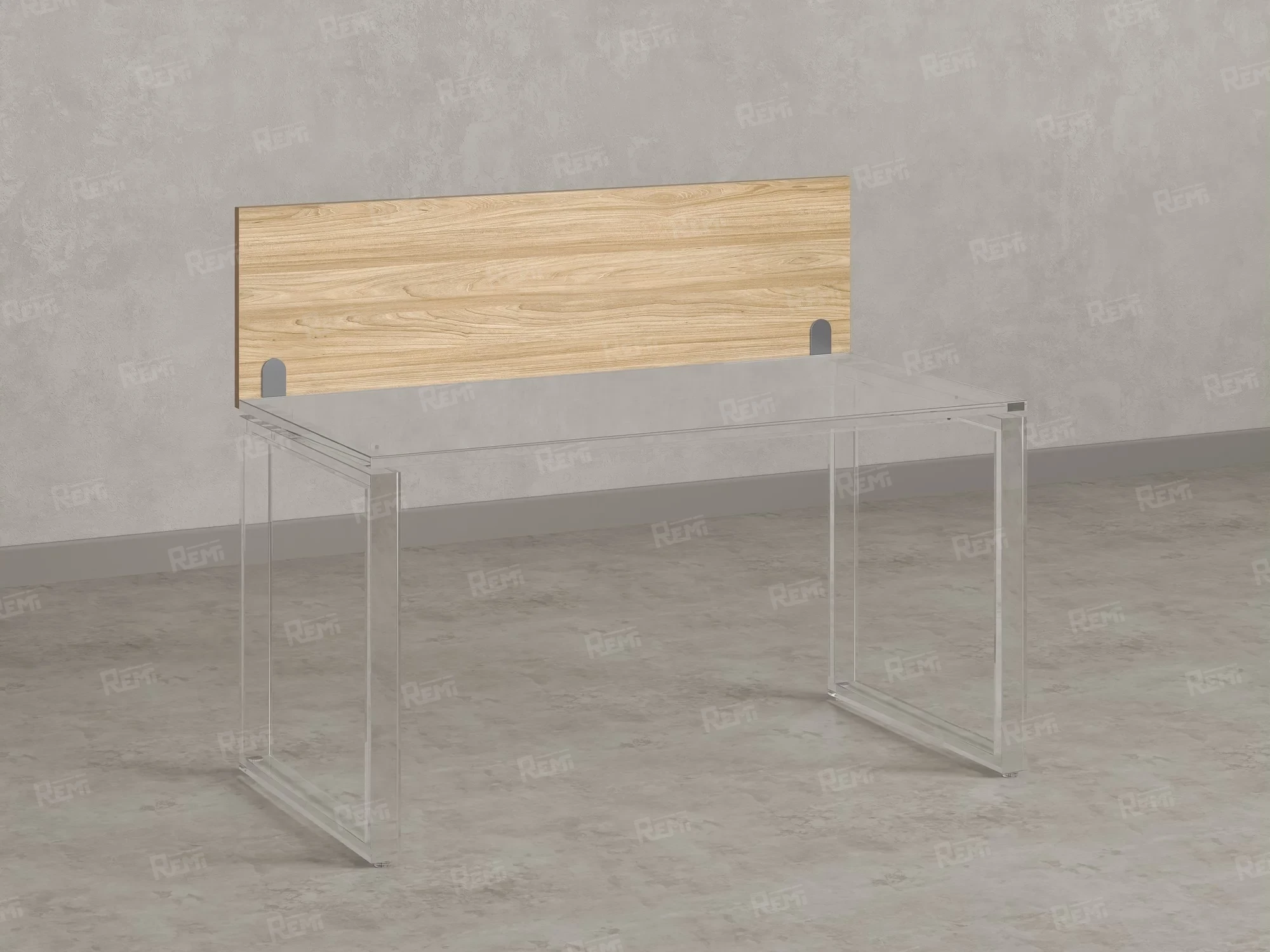 Экран-перегородка ЛДСП 1400x16x400 RM206-140x40 Вяз Швейцарский