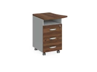 BRL RB086-57х60L Тумба приставная левая 570х600х740 Орех Вармия/Серый вулканический