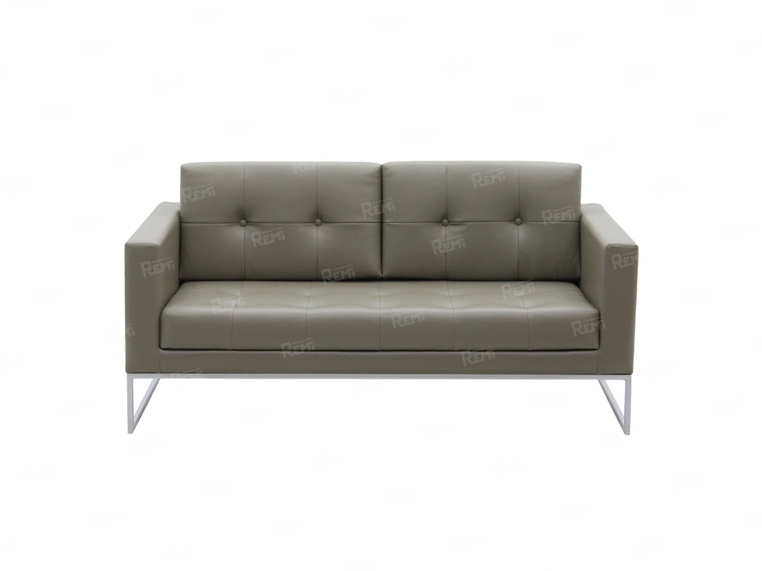 Диван Пан на 2 места цвет Серый