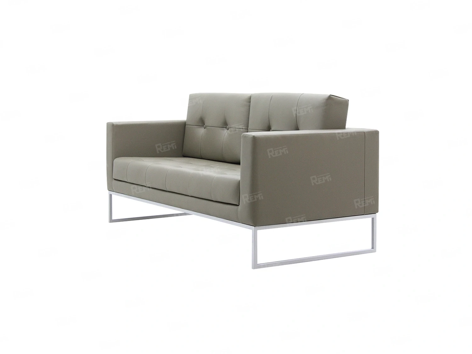 Диван Пан на 2 места цвет Серый