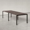 Cтол для переговоров, на П-образном каркасе 2200x1400x750 RM080-220x140 Дуб Апрельский шоколад/Черный