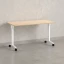 Стол складной, мобильный 800x700x750 RM011-8x7 Вяз Швейцарский светлый/Белый
