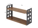 Полка настенная 900x300x500 RM192-90x30 Дуб Юстус/Серый
