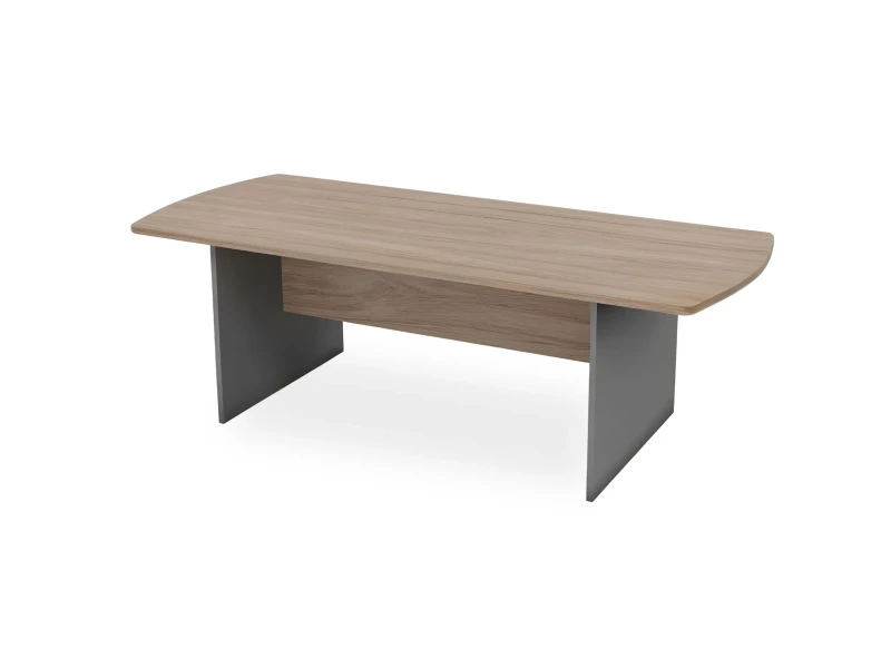 BRL RB009-200х100 Конференц-стол симметричный 2000х1000х740 Шорвуд/Серый вулкан-кий