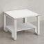 Журнальный стол с полкой 1000x600x550 RM181-10x6 Белый/Белый