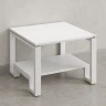 Журнальный стол с полкой 1000x600x550 RM181-10x6 Белый/Белый