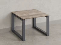 Журнальный стол с полкой 800x600x550 RM182-8x6 Дуб Маувелла/Серый