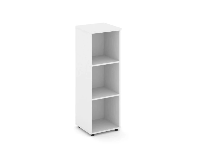 Шкаф узкий, RE144 З/С ХДФ 39,9x40x120 см Белый/Белый, Серия Еврова | Europe