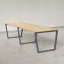 Cтол для переговоров, на V-обазном каркасе 2200x1000x750 RM082-220x100 Вяз Швейцарский светлый/Серый