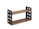 Полка настенная 900x300x500 RM192-90x30 Дуб Юстус/Черный