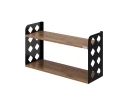 Полка настенная 900x300x500 RM192-90x30 Дуб Юстус/Черный