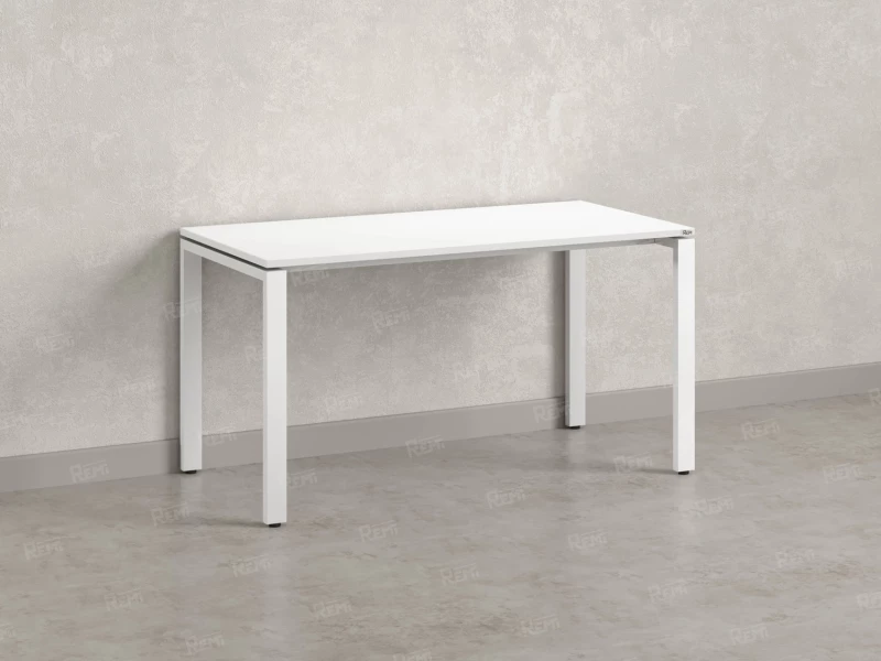 Стол прямой на П-образных опорах 1800x800x750 RM001-18x8 Белый/Белый
