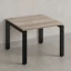 Журнальный стол с полкой 1200x800x550 RM183-12x8 Дуб Маувелла/Черный