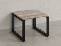 Журнальный стол с полкой 800x600x550 RM182-8x6 Дуб Маувелла/Черный