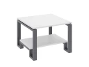Журнальный стол с полкой 900x800x550 RM181-9x8 Белый/Серый