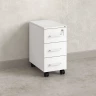 Тумба мобильная,3 ящика 300x500x600 RM123-30x50 Белый/Белый