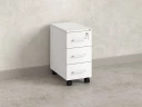 Тумба мобильная,3 ящика 300x500x600 RM123-30x50 Белый/Белый