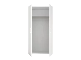 Гардероб, на регулируемых опорах, штанга, 1 полка 900x600x1800 RM159-90x60 Белый/Белый