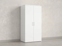 Гардероб, на регулируемых опорах, штанга, 1 полка 900x600x1800 RM159-90x60 Белый/Белый