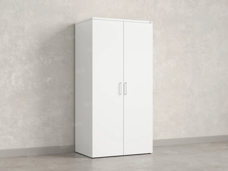 Гардероб, на регулируемых опорах, штанга, 1 полка 900x600x1800 RM159-90x60 Белый/Белый