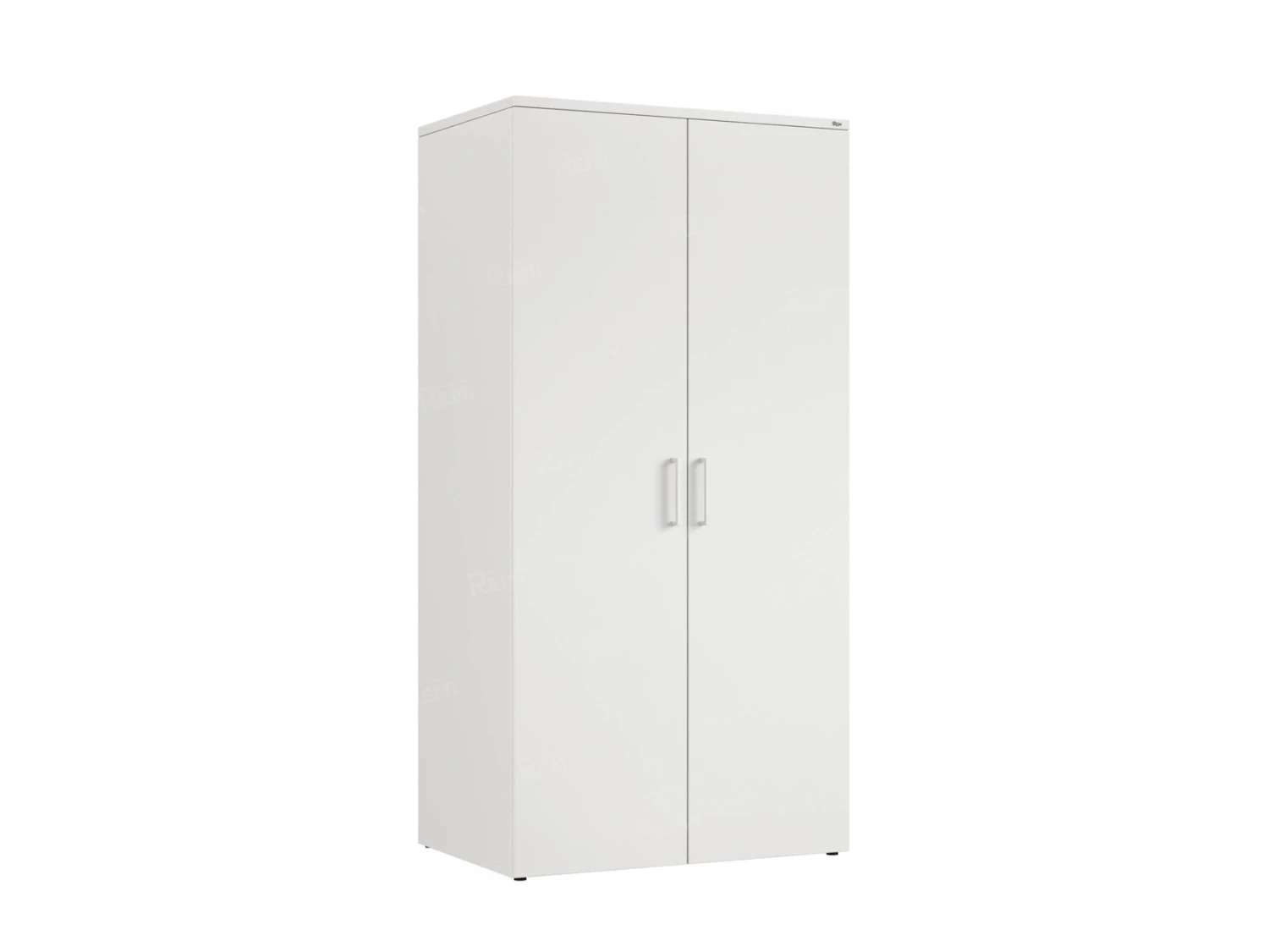 Гардероб, на регулируемых опорах, штанга, 1 полка 900x600x1800 RM159-90x60 Белый/Белый