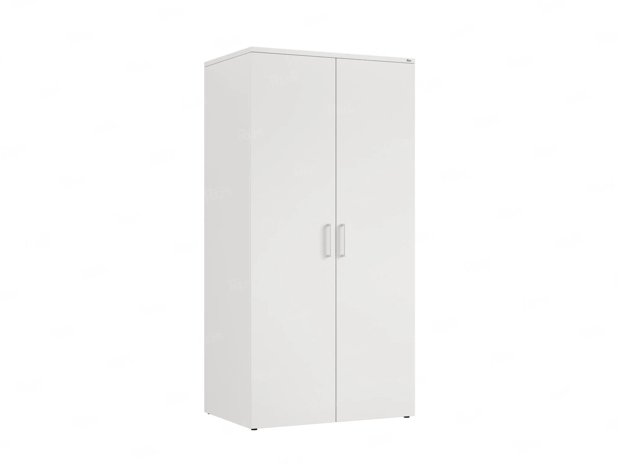 Гардероб, на регулируемых опорах, штанга, 1 полка 900x600x1800 RM159-90x60 Белый/Белый