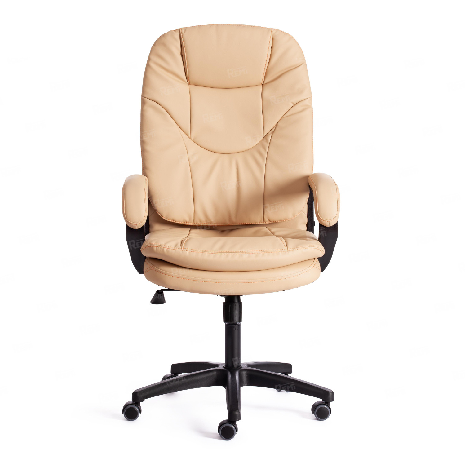 19378 Кресло COMFORT LT Бежевый/Бежевый, Экокожа