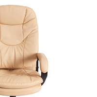 19378 Кресло COMFORT LT Бежевый/Бежевый, Экокожа