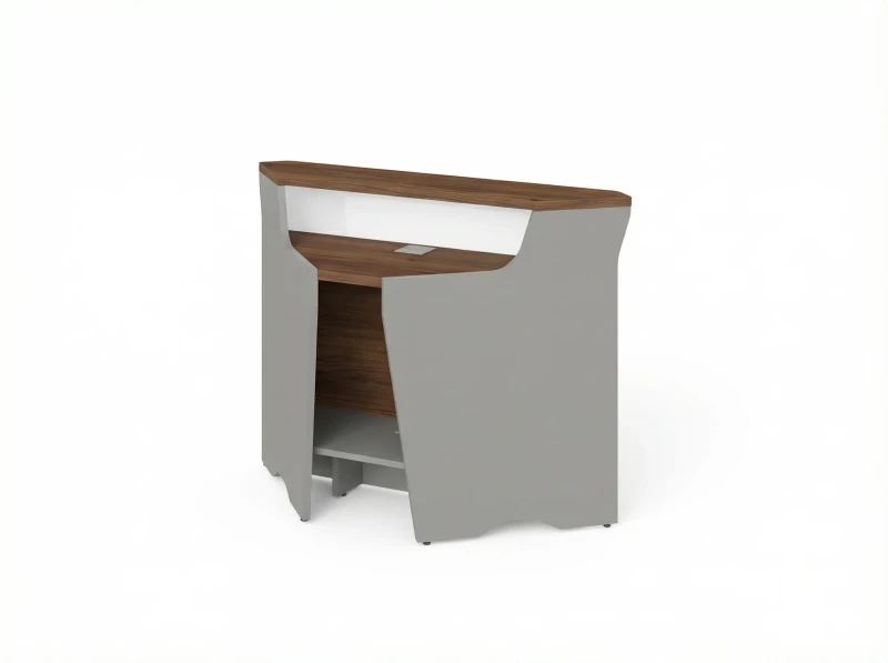 BRL RB079-92х92 Модуль угловой, низкий 920х920х960 Орех Вармия/Серый вулканический