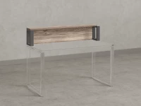Надстройка для стола 800x200x300 RM208-80x40 Дуб Маувелла/Серый