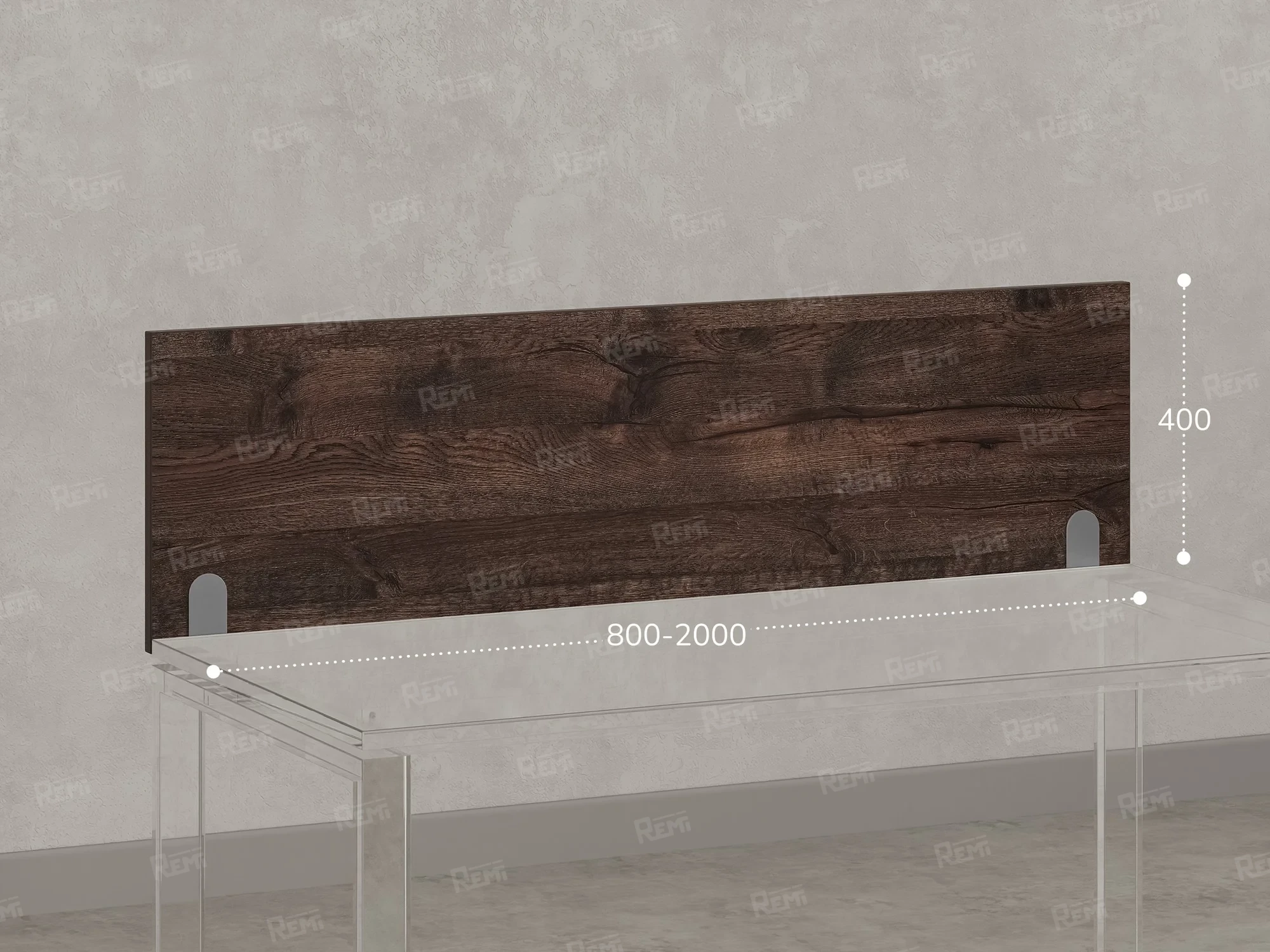 Экран-перегородка ЛДСП 1600x16x400 RM206-160x40 Дуб Апрельский