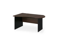 BRL RB004-160х100L Стол асимметричный левый 1600х1000х740 Венге/Черный