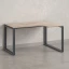 Стол угловой, О-опора, правый 1800x600/900x750, RM054-18x6-9 Дуб Маувелла/Серый