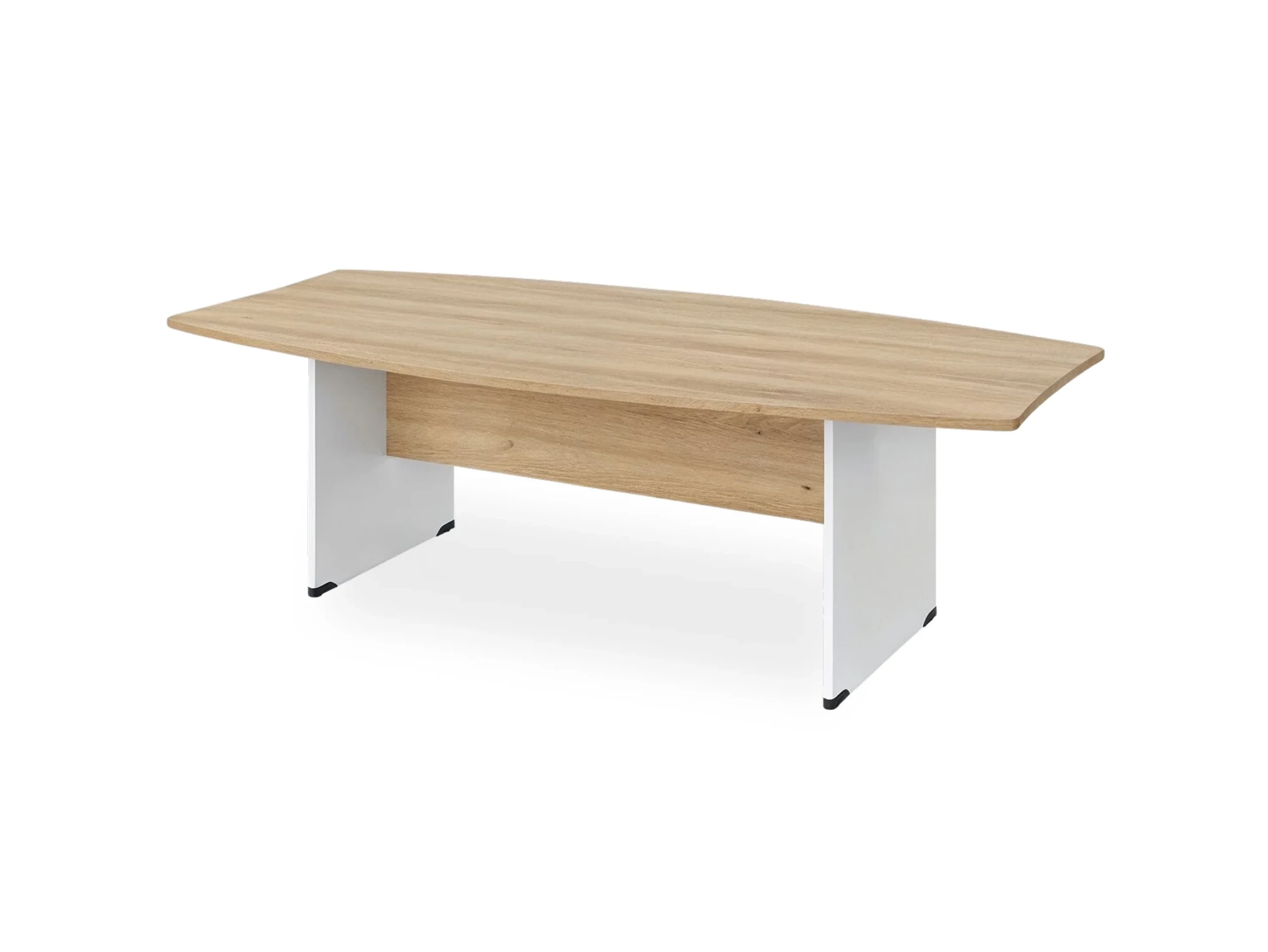 BRL RB006-240х120 Конференц-стол на панельном каркасе 2400х1200х740 Акация/Белый